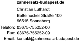 Zahnersatz-Budapest Impressum